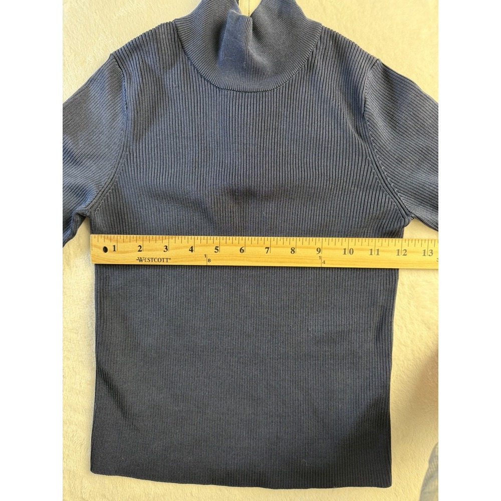 Cara Cara Greta Top Navy Long Sleeve Woman's Small - Picture 8 of 8